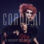 Herman Brood and Nina Hagen (Date Unknown) at studio in Amsterdam.

[keywords]Posed, Half Length, Eyecontact, Singers[/keywords]